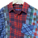 [XS] Needles Rebuild 7 Cut Oversized Flannel Shirt
