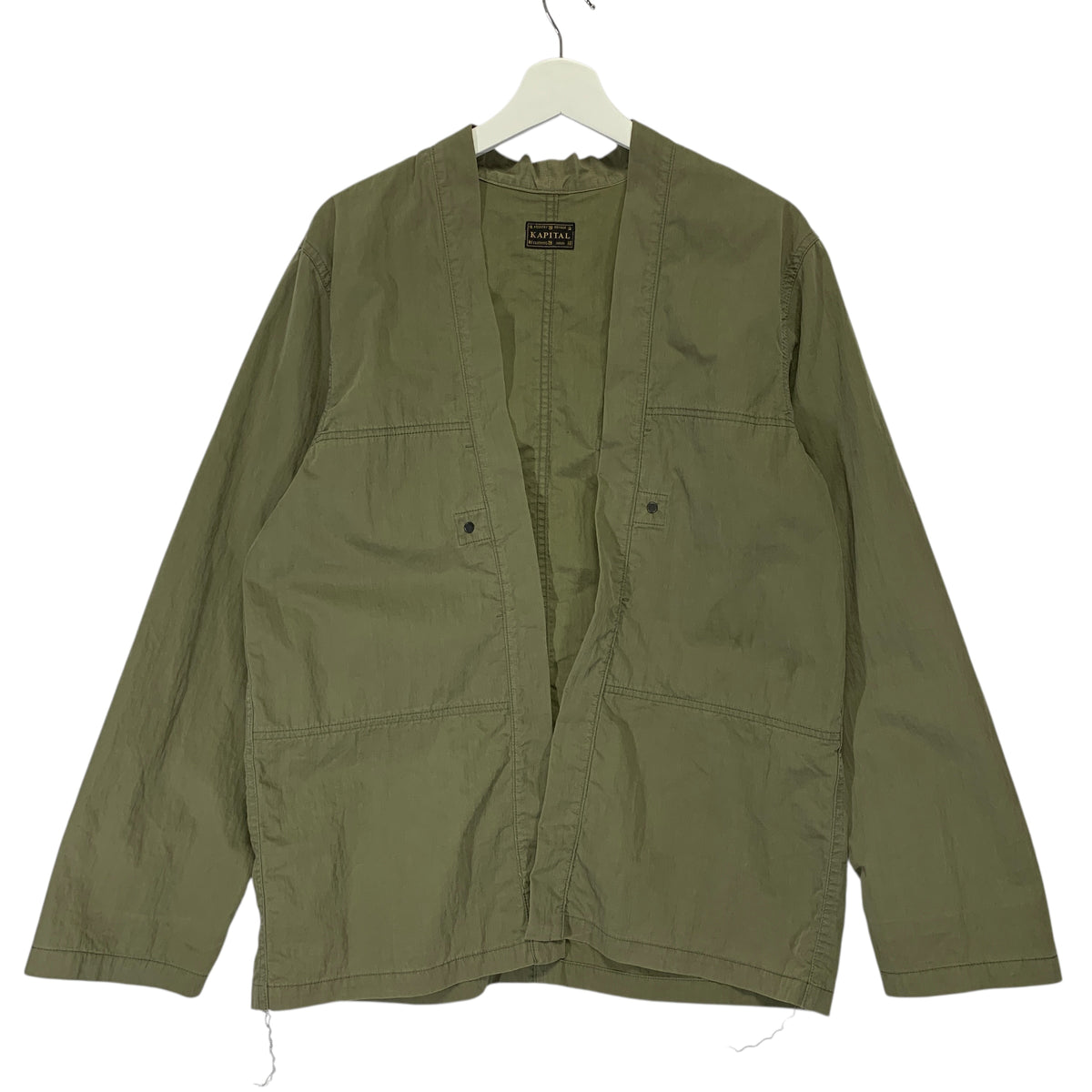 KAPITALキャピタル カカシシャツ ミリタリージャケット日本製 L] Kapital Military BDU Kakashi Shirt Jacket Olive