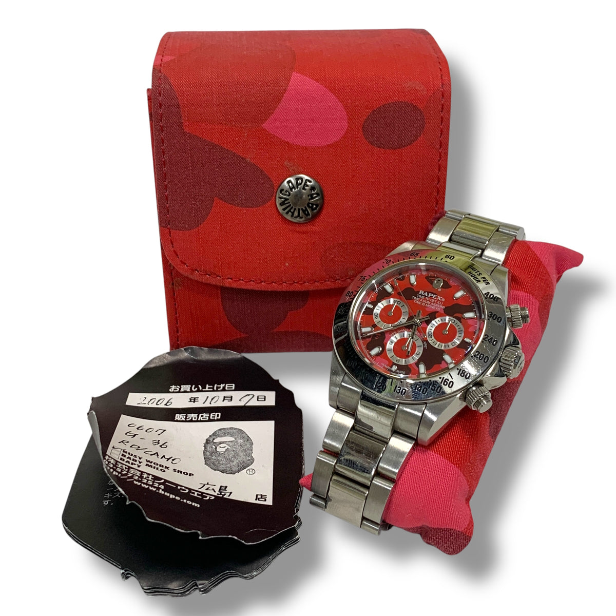BAPEX A bathing Ape カモ　デイトナ 367D5FE5-C2EB-4BA0-85C6-