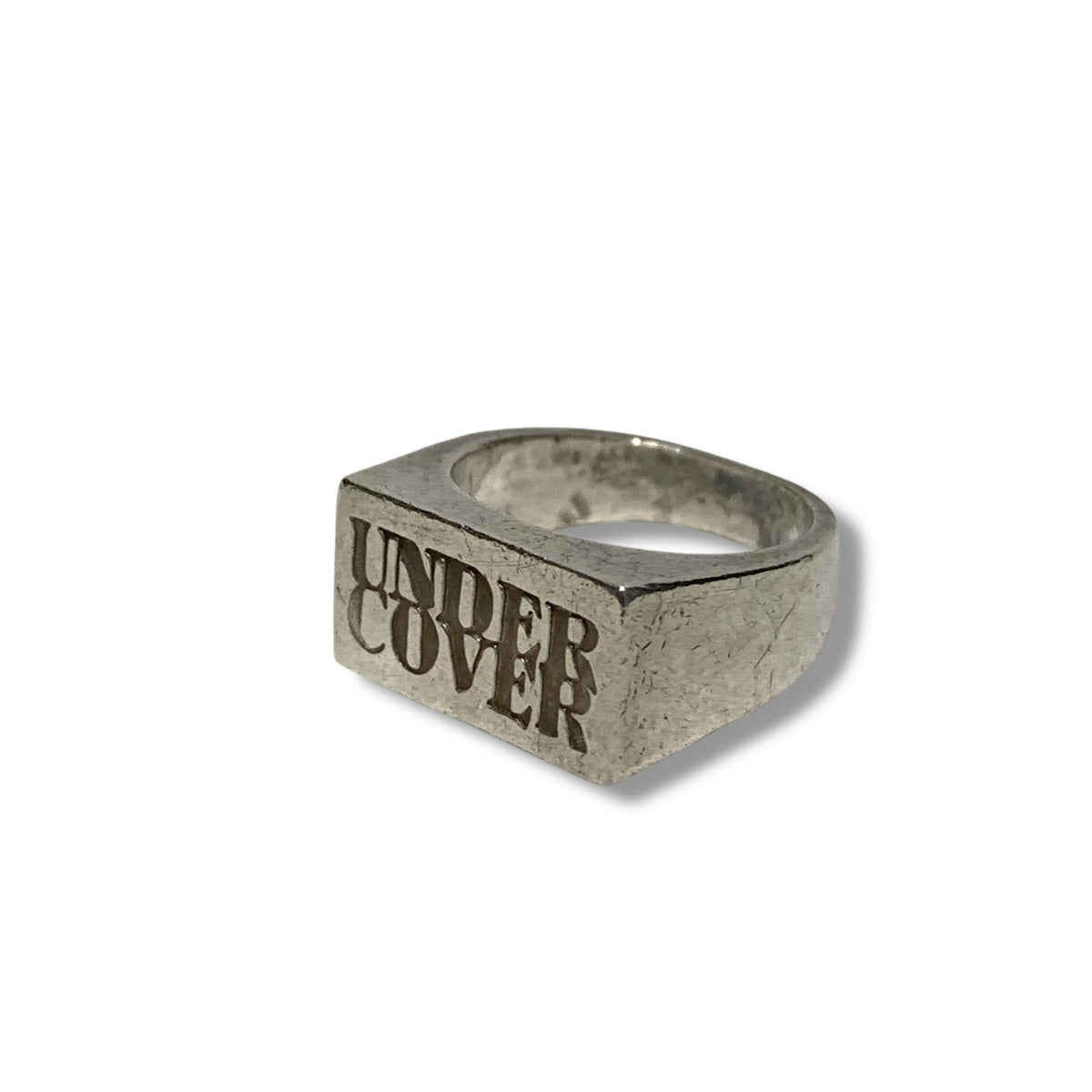 Undercover Vintage Spell Out Stamp Silver Ring – StylisticsJapan.com