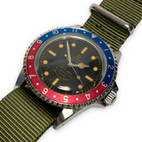 DS! WMT Royal Marine / Pepsi Pilot Bezel / Sea Diver Dial Watch (Aged)