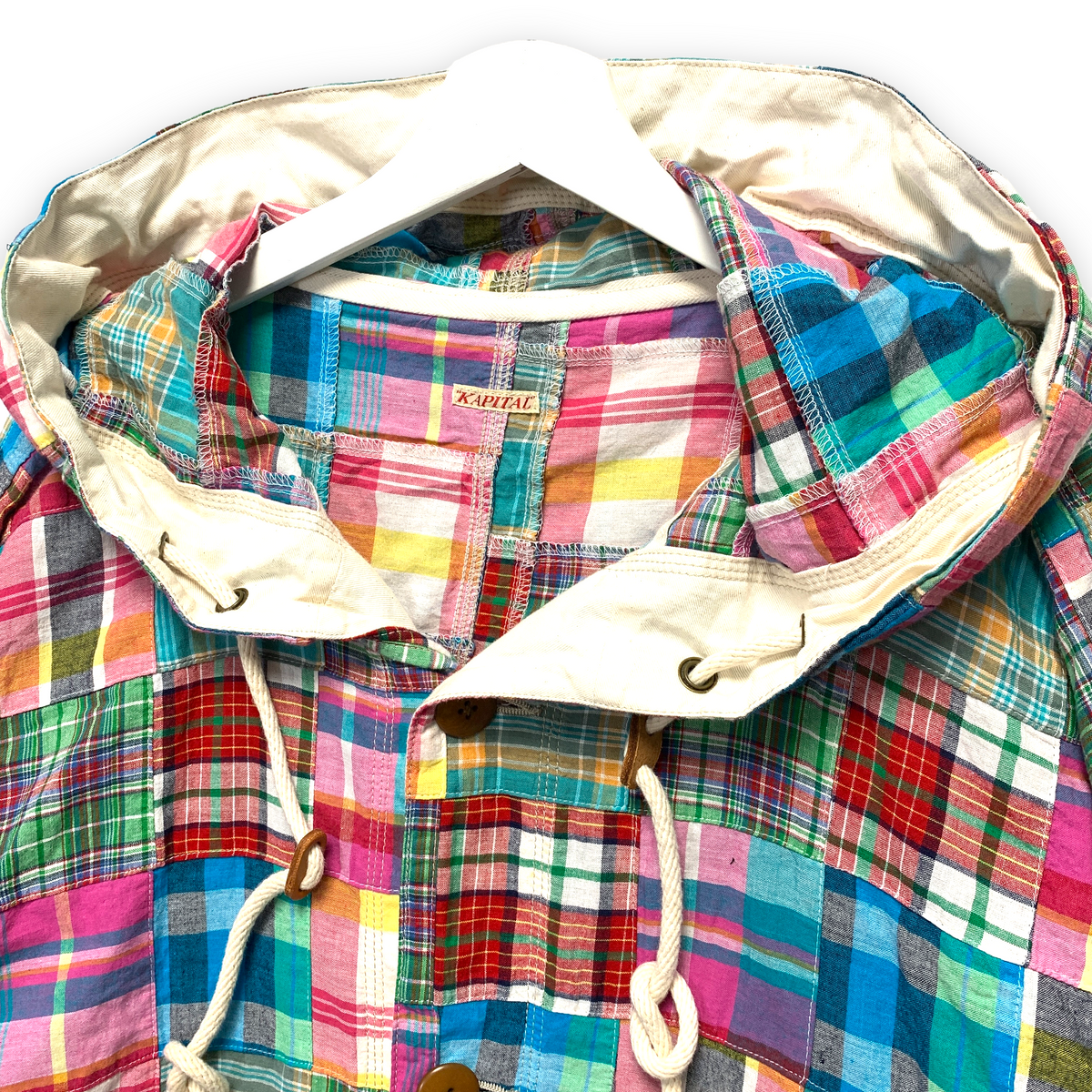 L] Kapital Madras Plaid Patchwork Parka Jacket – StylisticsJapan.com