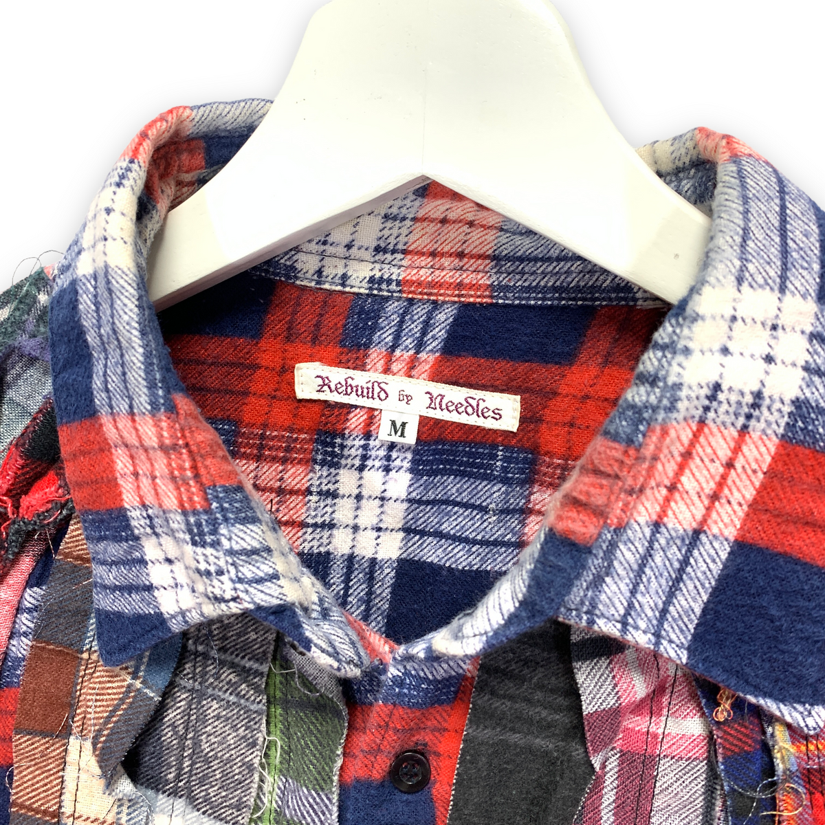 M] Needles Rebuild Ribbon Cut Flannel Shirt – StylisticsJapan.com
