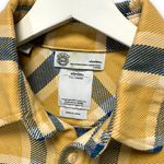 [S] Visvim Reindeer Flannel L/S Shirt Beige / Navy