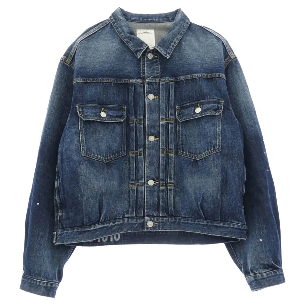 XL] VISVIM 25AW SS 101X JKT DMGD-1010 13oz SOCIAL SCULPTURE DENIM