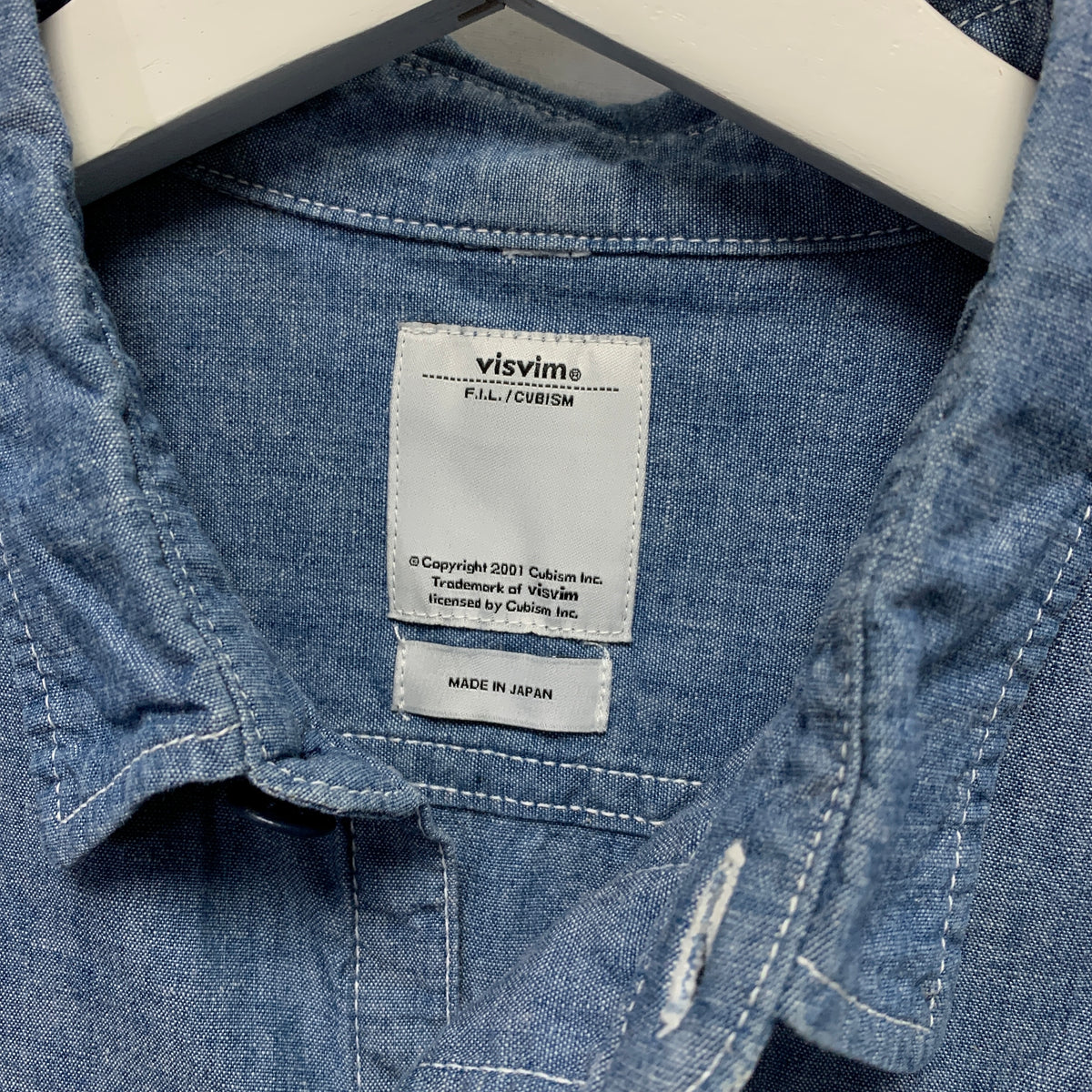 M] VISVIM 14AW Deadwood Chambray L/S Shirt Blue – StylisticsJapan.com