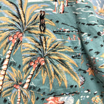 [XL] Kapital Hula Girl Aloha Diver Print Pocket Polo Shirt