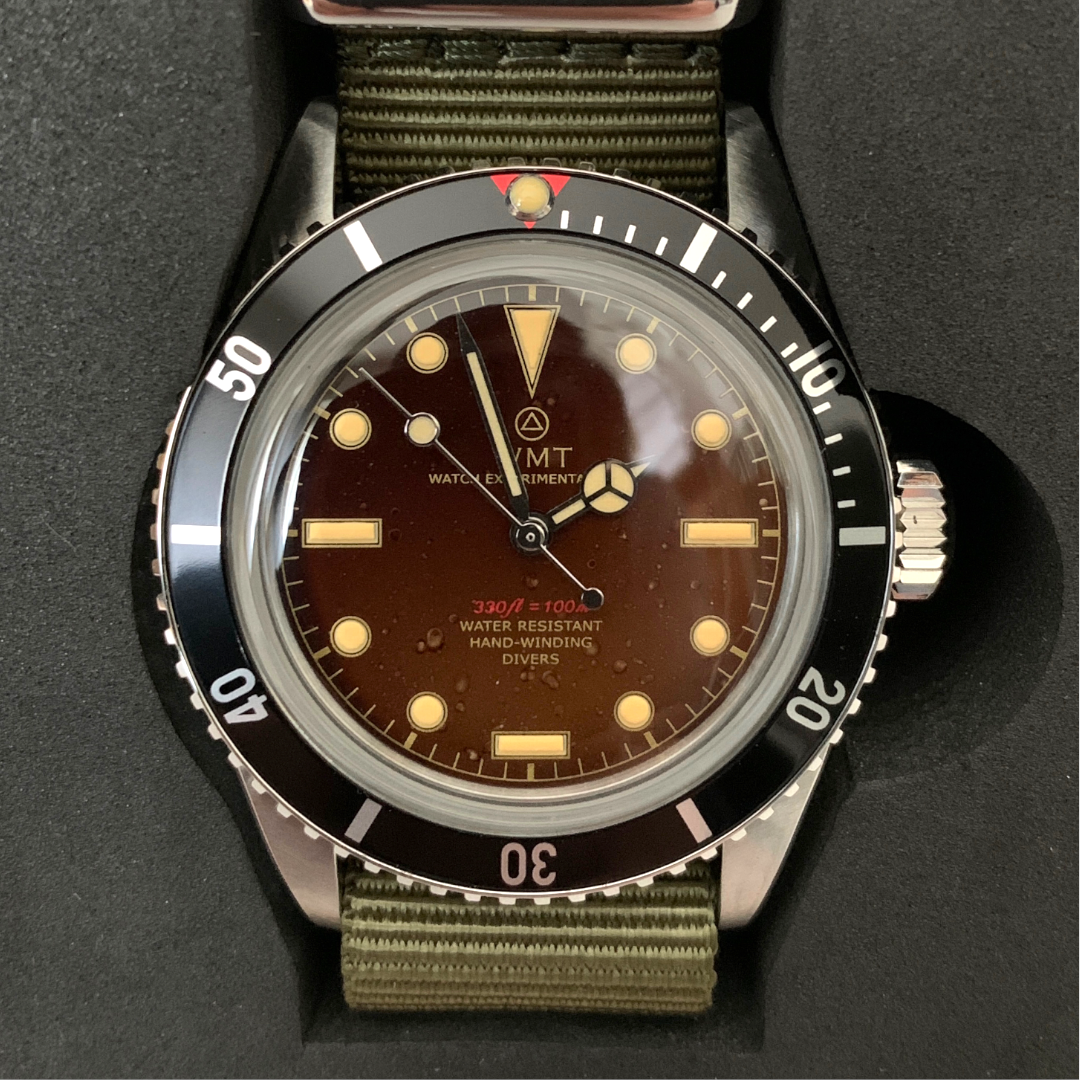 時計 WMT SEA DIVER FROGMAN glossy tropical DS! WMT Sea Diver - Frogman Tropical II Glossy Dial / Diver MK1