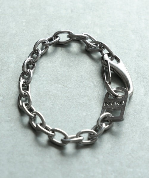 NEW! Number Nine Plate Hole Logo Chain Bracelet – StylisticsJapan.com