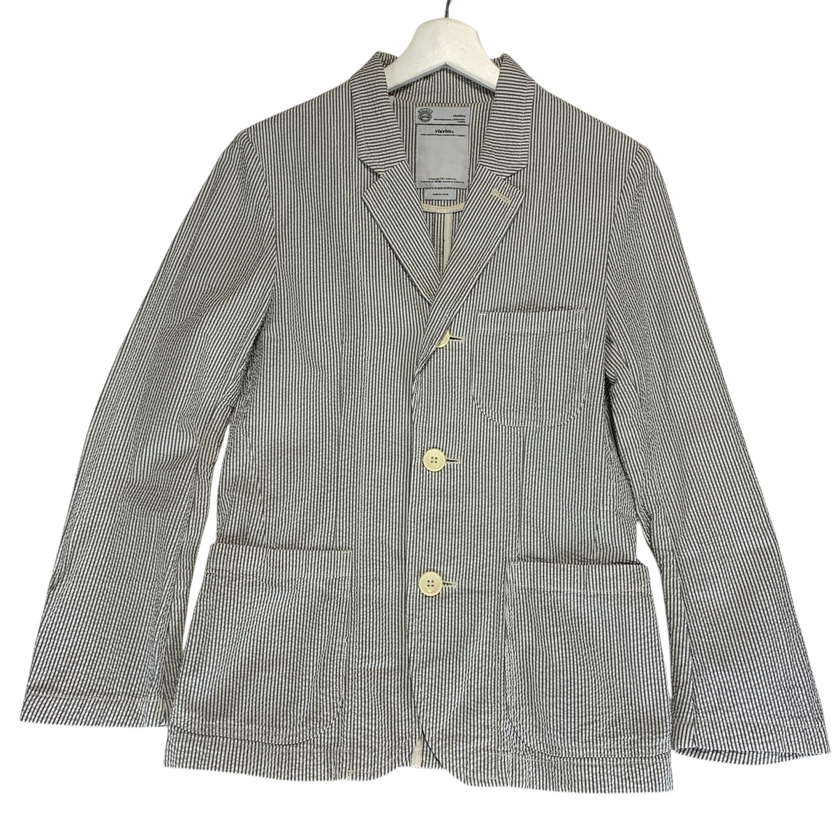 M] VISVIM 12SS ACADEMIA BLAZER GIZA SEERSUCKER – StylisticsJapan.com