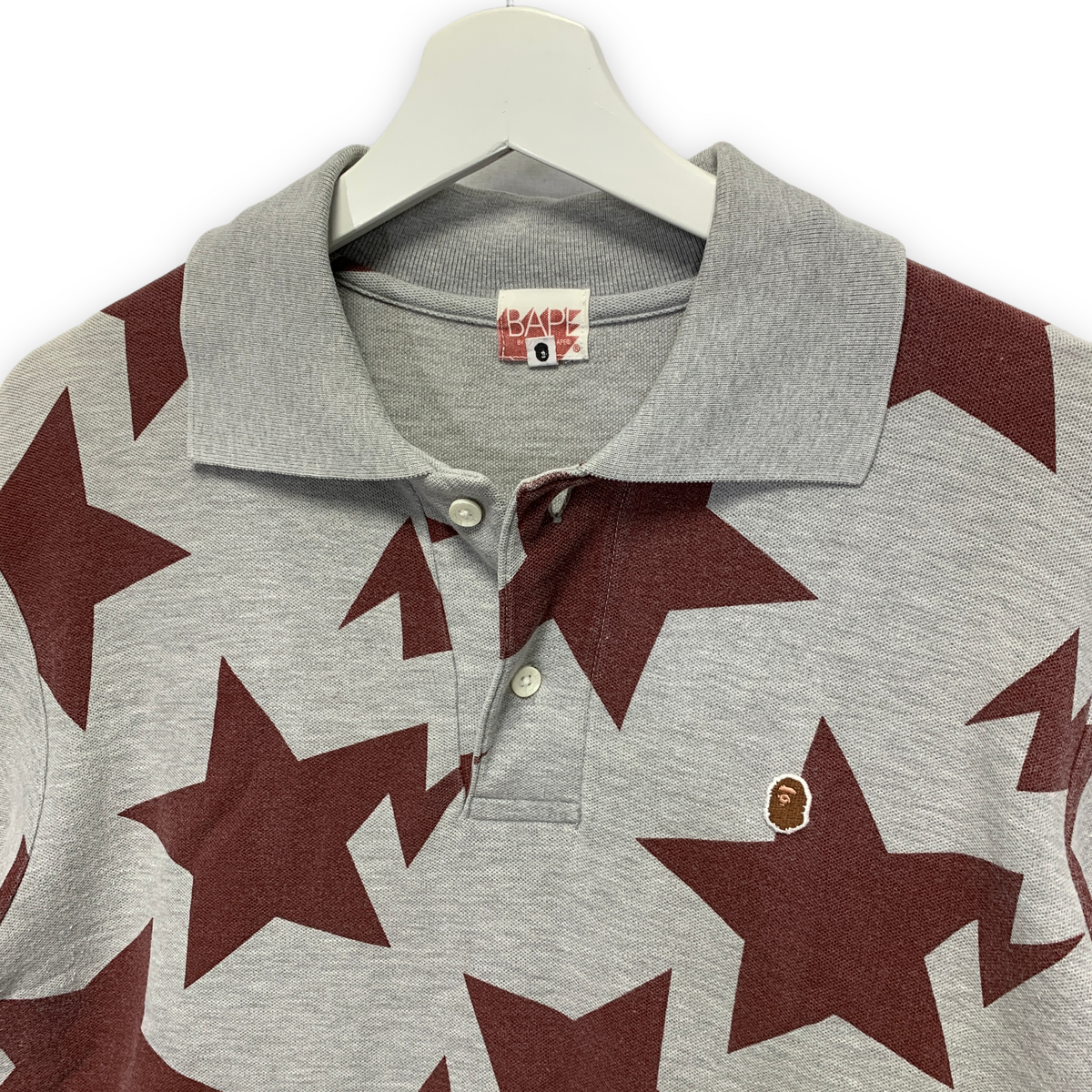 A BATHING APE BAPE STAポロシャツ M A BATHING APE（アベイシングエイプ）の「1ST CAMO SHARK POLO M