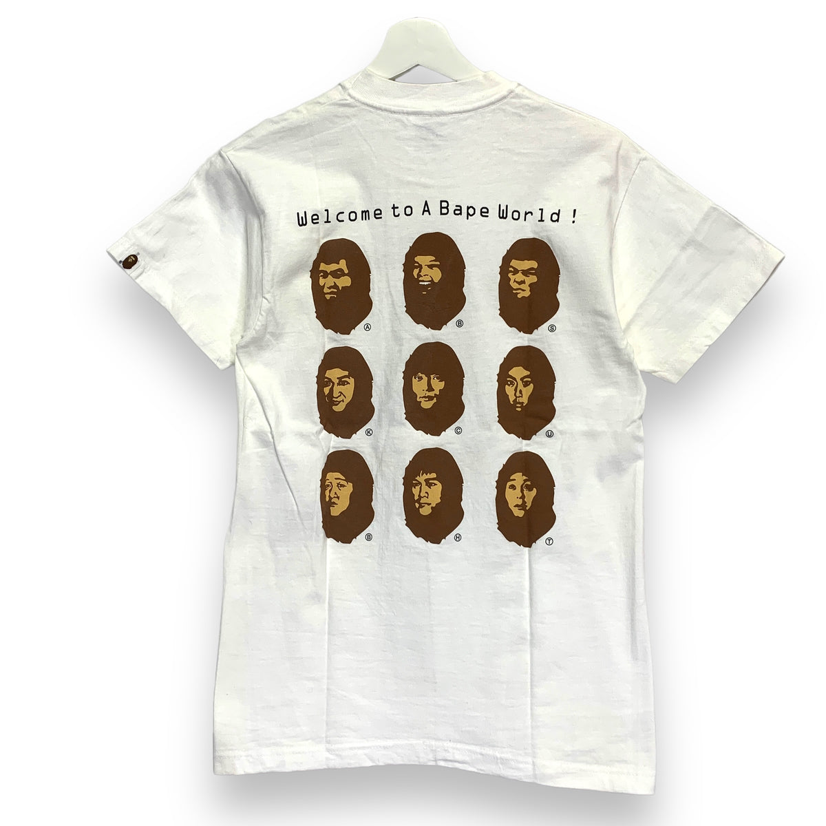 A BATHING APE 97年製 ヴィンテージ Tシャツ YL] A Bathing Ape Bape Vintage Hanes World Wide Ape Heads Show '97