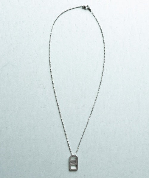 NEW! Number Nine Logo Plate Necklace – StylisticsJapan.com