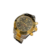 A Bathing Ape Bape Type 3 Bapex Daytona Watch Silver Gold