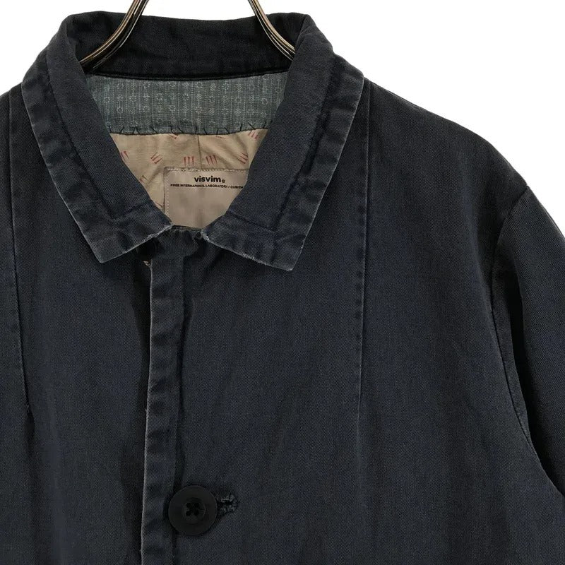 2] VISVIM MIES COAT LONG COAT NAVY – StylisticsJapan.com
