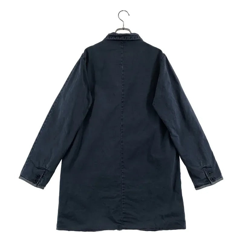 2] VISVIM MIES COAT LONG COAT NAVY – StylisticsJapan.com