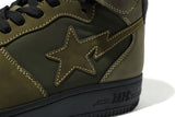 [8~10] DS! BAPE STA MILITARY MID Leather / Suede Olive