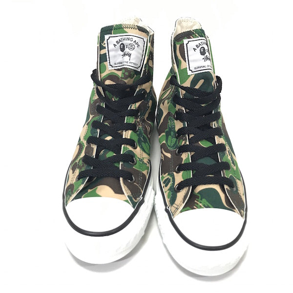 10] DS! A Bathing Ape x Stussy Bape Sta 'Chuck Taylor' Hi Top