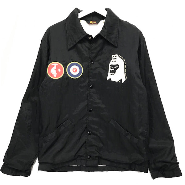 M] A Bathing Ape Bape Vintage '90s General Coach Jacket
