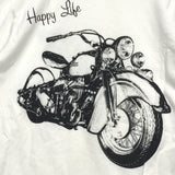 Goro's ゴローズ Vintage Happy Life Motorcycle Tee