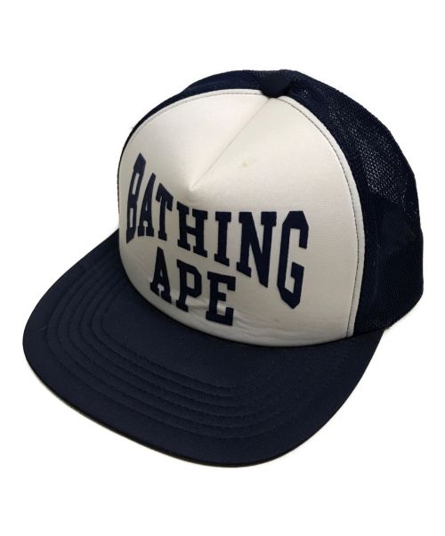 BAPE NYC LOGO メッシュ キャップ a bathing ape A Bathing Ape Bape Classics NYC Logo Mesh Cap – StylisticsJapan.com