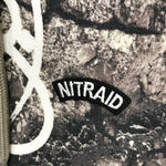 [L] NITRAID X FUTURA REAL STONE CAMO HOODIE GREY