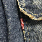 [M] Futura Laboratories Distressed Denim Jacket Indigo