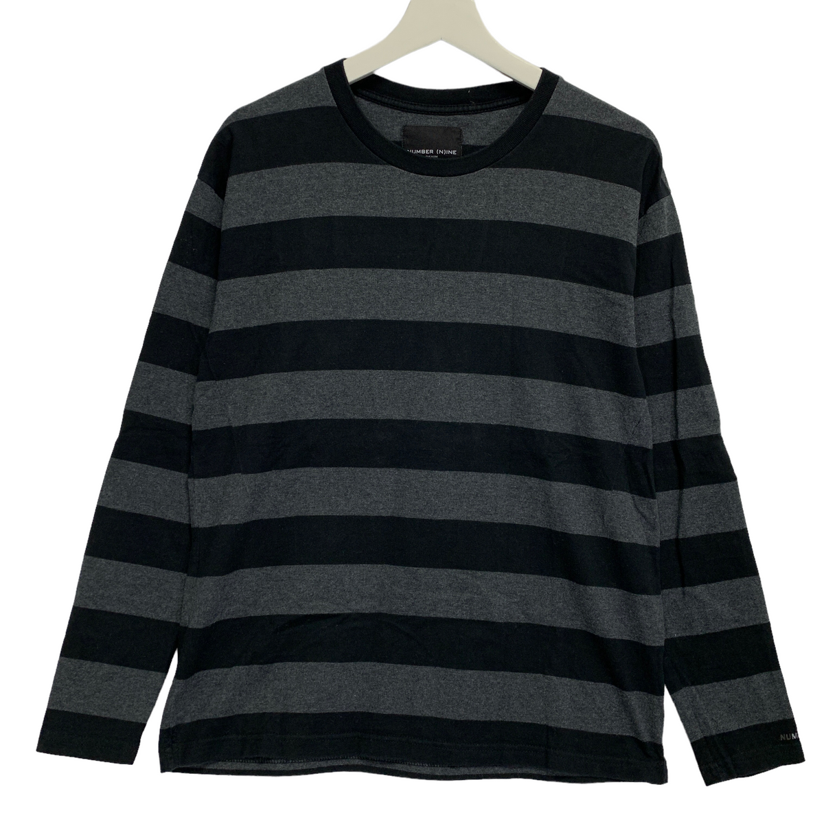 L] Number Nine Border Stripe LS Tee T Shirt – StylisticsJapan.com