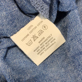 [M] Kapital Chambray Sashiko Stitch Concho Button S/S Shirt Indigo