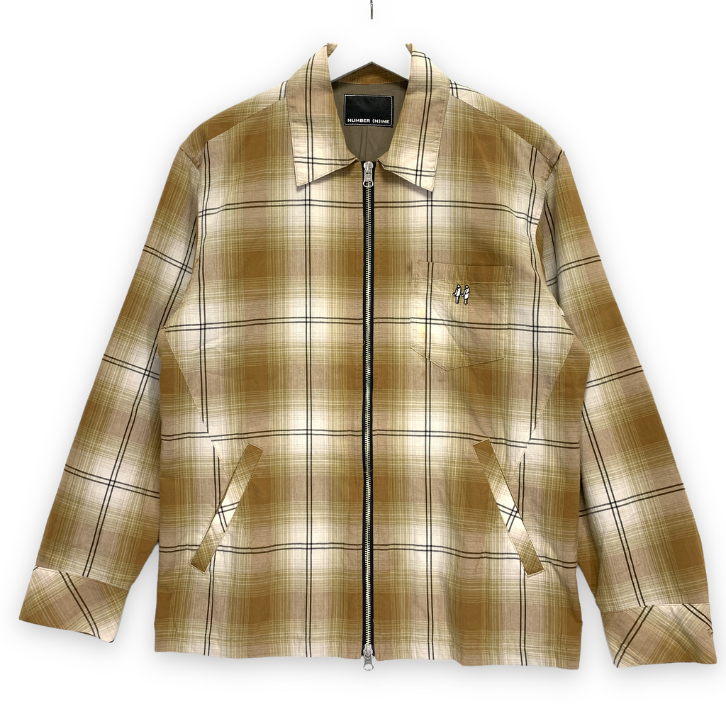 Zip up plaid clearance jacket