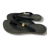 [XL] Visvim Lama Sandals Folk Leather Black