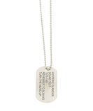 NEW! Hysteric Glamour Guitar Girl Dog Tag Necklace / Pendant