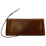 GORO'S SILVER CONCHO SADDLE LEATHER 2 FOLD WALLET