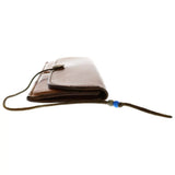 GORO'S SILVER CONCHO SADDLE LEATHER 2 FOLD WALLET