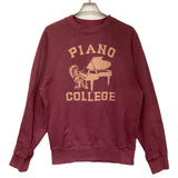 [3] KAPITAL  PIANO COLLEGE ECO FLEECE RAGLAN CREWNECK SWEATSHIRT