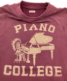 [3] KAPITAL  PIANO COLLEGE ECO FLEECE RAGLAN CREWNECK SWEATSHIRT