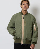 NUMBER (N)INE Nylon MA-1 Jacket - Black (Alt)