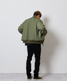 NUMBER (N)INE Nylon MA-1 Jacket - Black (Alt)