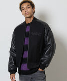 NUMBER (N)INE Raglan Sleeve Zipper Stadium Jacket