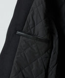 NUMBER (N)INE Raglan Sleeve Zipper Stadium Jacket - Black