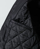 NUMBER (N)INE Nylon Logo Print Insulation Stadium Jacket - Black (Style 1)