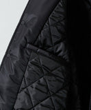 NUMBER (N)INE Nylon Logo Print Insulation Stadium Jacket - Black (Style 1)