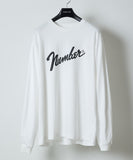 Number⑨ Printed Classic L/S T-Shirt - Image 1