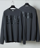 NUMBER (N)INE Classic Box Logo & Back Print L/S T-Shirt