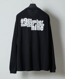 NUMBER (N)INE Classic Box Logo & Back Print L/S T-Shirt - Image 11