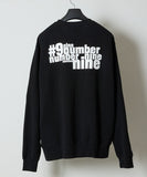 NUMBER (N)INE Classic Box Logo & Back Print Crewneck Sweatshirt - Image 4