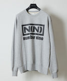 NUMBER (N)INE Classic Box Logo & Back Print Crewneck Sweatshirt - Image 6