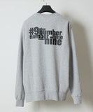 NUMBER (N)INE Classic Box Logo & Back Print Crewneck Sweatshirt - Image 9