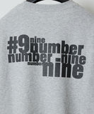 NUMBER (N)INE Classic Box Logo & Back Print Crewneck Sweatshirt - Image 10