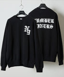 NUMBER (N)INE N9 Number Niners Printed Classic Crewneck Sweatshirt